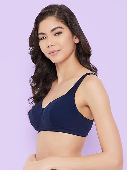 Clovia SoftTouch Women's Cotton Non-Padded Wire-Free Full Coverage Everyday Bra